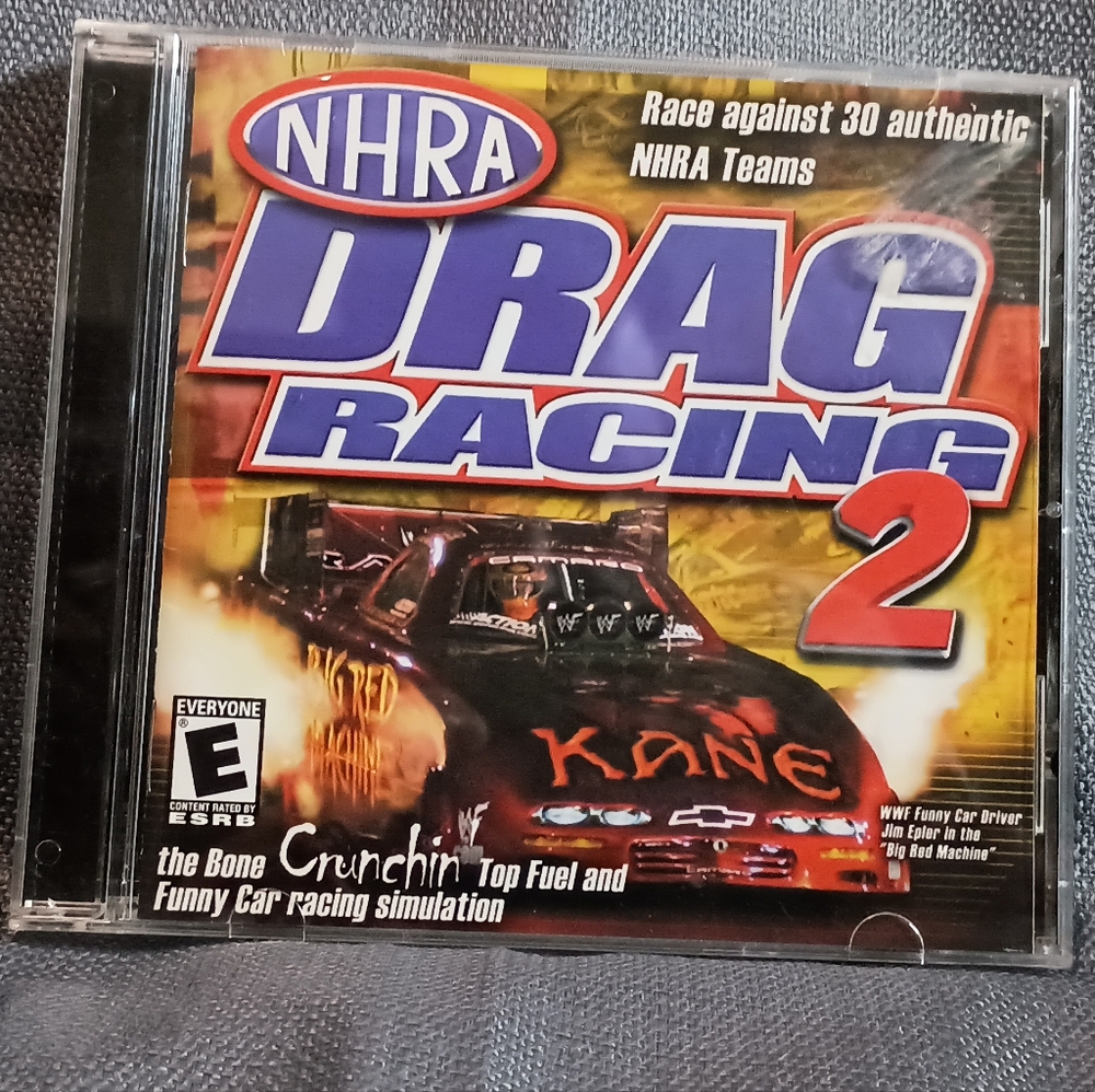 NHRA Drag Racing 2 (PC, 2002) Vintage Classic Tracks